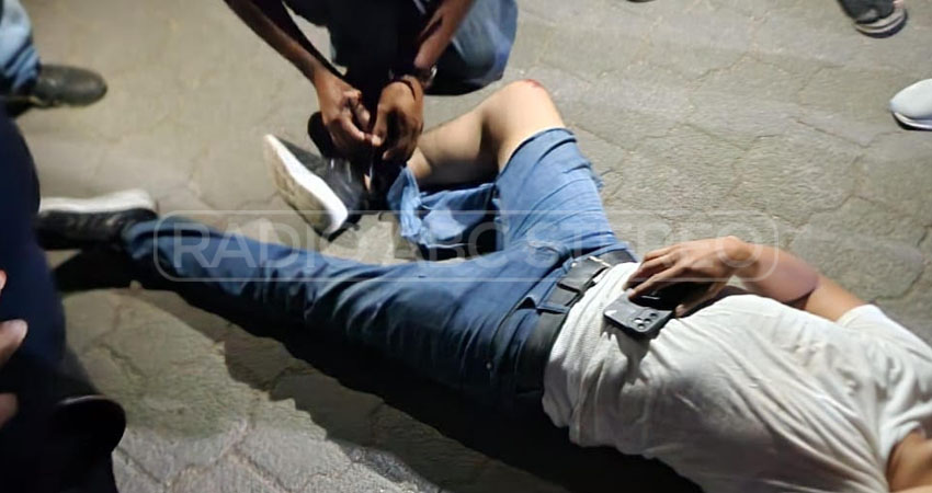 Motociclista lesionado en Condega, Estelí. Foto: Cortesía / Radio ABC Stereo