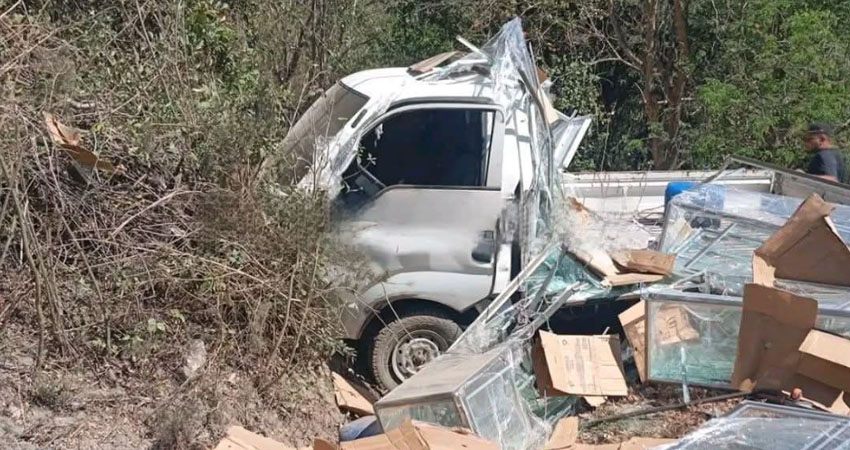 El accidente dejó pérdidas materiales significativas. Foto: Cortesía/Radio ABC Stereo