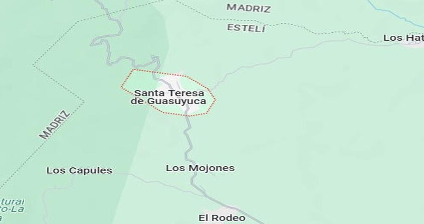 La ruta cubre de la comunidad de Guasuyuca hacia Somoto. Imagen: Referencia de la zona La ruta cubre de la comunidad de Guasuyuca hacia Somoto. Imagen: Referencia de la zona