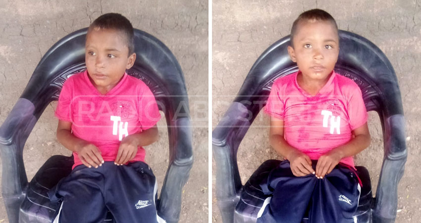 El pequeño José Francisco quedó con secuelas permanentes. Foto: Cortesía/Radio ABC Stereo