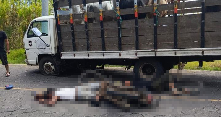 La víctima era originaria de Miraflor, Estelí. La moto impactó contra un camión que transportaba caballos.