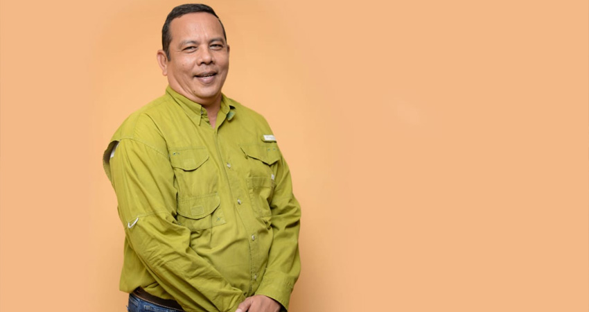 Agustín Moreira, uno de los rostros más conocidos en el campo de la meteorología de Nicaragua. Foto: Cortesía