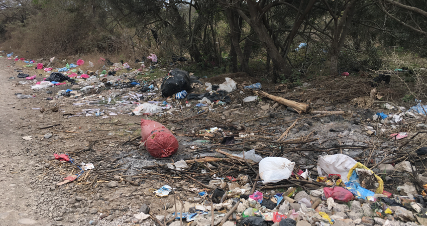 Basurero clandestino. Foto: Alba Nubia Lira/Radio ABC Stereo