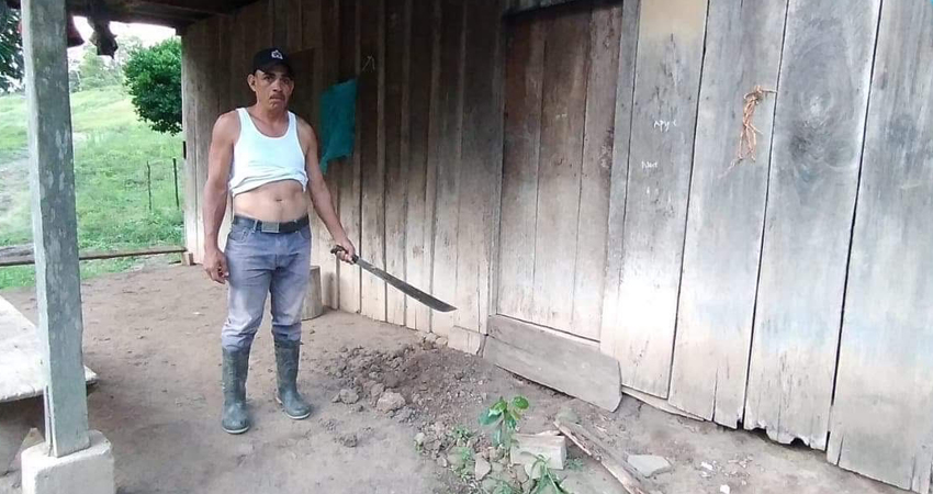 La víctima es un pequeño productor de frijoles. Foto: Juan Fco. Dávila/Radio ABC Stereo