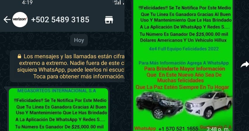 Solicitan dinero para entregar el supuesto premio y terminan estafando a quienes acceden. Foto: Cortesía/Radio ABC Stereo Solicitan dinero para entregar el supuesto premio y terminan estafando a quienes acceden. Foto: Cortesía/Radio ABC Stereo