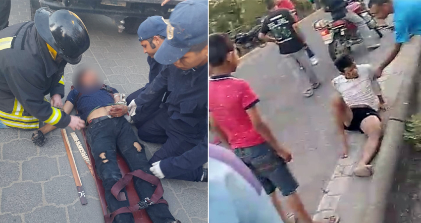 Dos de las víctimas sufrieron lesiones de gravedad. Foto: Cortesía/Radio ABC Stereo Dos de las víctimas sufrieron lesiones de gravedad. Foto: Cortesía/Radio ABC Stereo