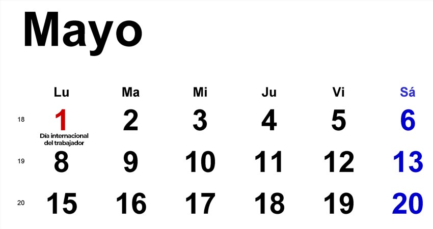 El Día Internacional de los Trabajadores es la conmemoración del movimiento obrero mundial. Imagen de referencia