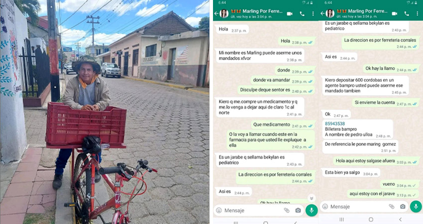El afectado alerta al resto de pobladores sobre el riesgo de estafa. Foto: Cortesía/Radio ABC Stereo
