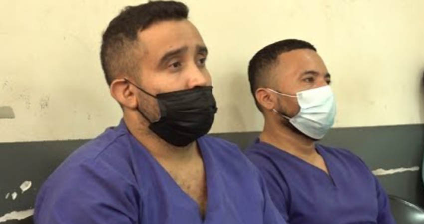 Acusados de tráfico de cocaína. Foto: Cortesía/Radio ABC Stereo