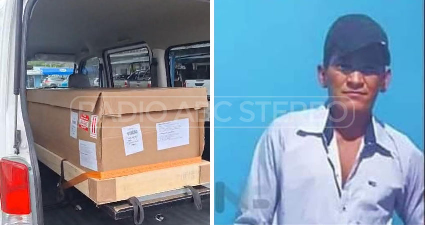 Repatrian restos de Luis Adalberto López. Foto: Cortesía/Radio ABC Stereo