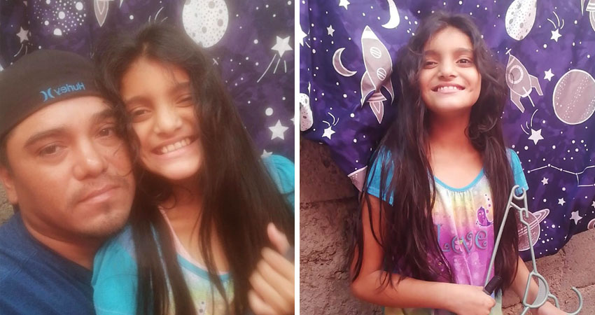 Byron y su hija de 9 años, Anaí. Foto: Cortesía/Radio ABC Stereo Byron y su hija de 9 años, Anaí. Foto: Cortesía/Radio ABC Stereo