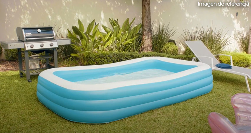 El incremento de las temperaturas ha llevado a ciudadanos a comprar piscinas inflables. Imagen de referencia El incremento de las temperaturas ha llevado a ciudadanos a comprar piscinas inflables. Imagen de referencia
