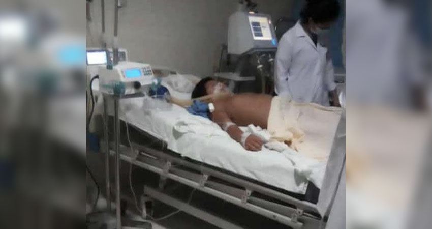 Su vida corre riesgo tras la salvaje agresión. Foto: Cortesía/Radio ABC Stereo