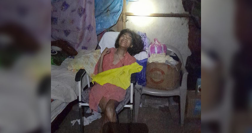 Hace un año empeoró su situación al formársele úlceras en su cuerpo. Foto: Cortesía/Radio ABC Stereo Hace un año empeoró su situación al formársele úlceras en su cuerpo. Foto: Cortesía/Radio ABC Stereo