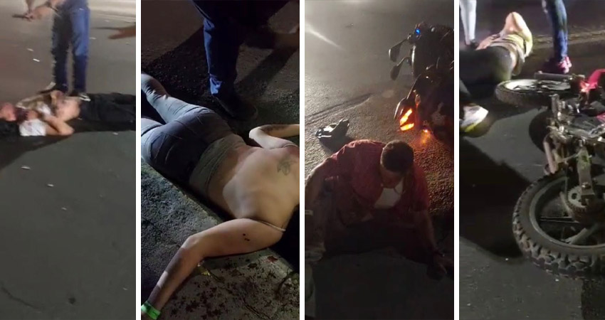 El percance vial se produjo tras presuntamente irrespetar el semáforo. Foto: Cortesía / Radio ABC Stereo