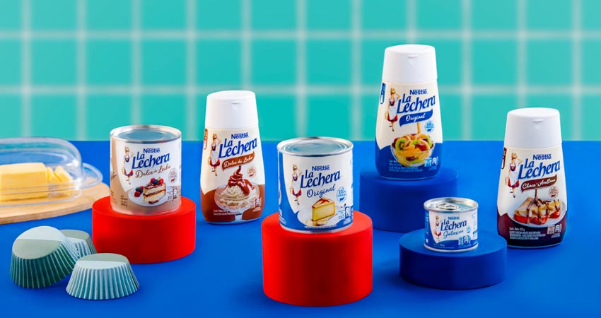 Leche Evaporada IDEAL® y Leche Condensada LA LECHERA®, productos elaborados con 100% leche de vaca.. Foto: Cortesía/Nestlé