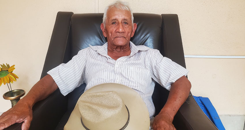 Félix Blandón denunció el robo de una vaca. Foto: José Enrique Ortega/Radio ABC Stereo