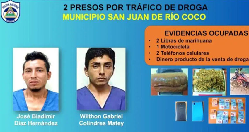 Detienen a dos personas por supuesto tráfico de drogas. Foto: Cortesía/Radio ABC Stere Detienen a dos personas por supuesto tráfico de drogas. Foto: Cortesía/Radio ABC Stere