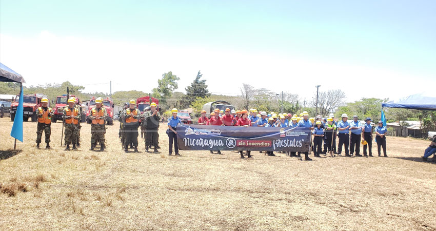 Lanzan campaña contra incendios forestales en Estelí. Foto: José Enrique Ortega/Radio ABC Stereo