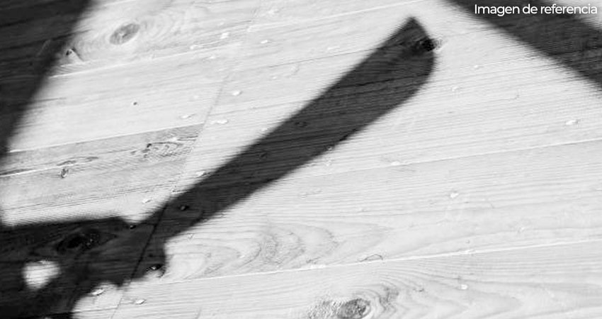 Alfredo Morales fue atacado con un machete. Imagen de referencia Alfredo Morales fue atacado con un machete. Imagen de referencia