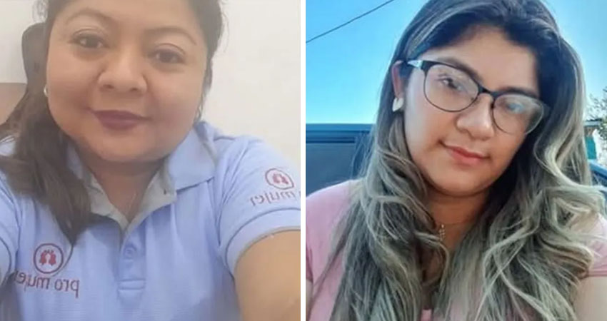 Karen Solórzano y Elizabeth Téllez trabajaban en la financiera Pro Mujer. Foto: Cortesía/Radio ABC Stereo