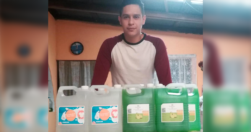 Jeffred Armando Torres Herrera copropietario de Bio Chemicals. Foto: Alba Nubia Lira/Radio ABC Stero