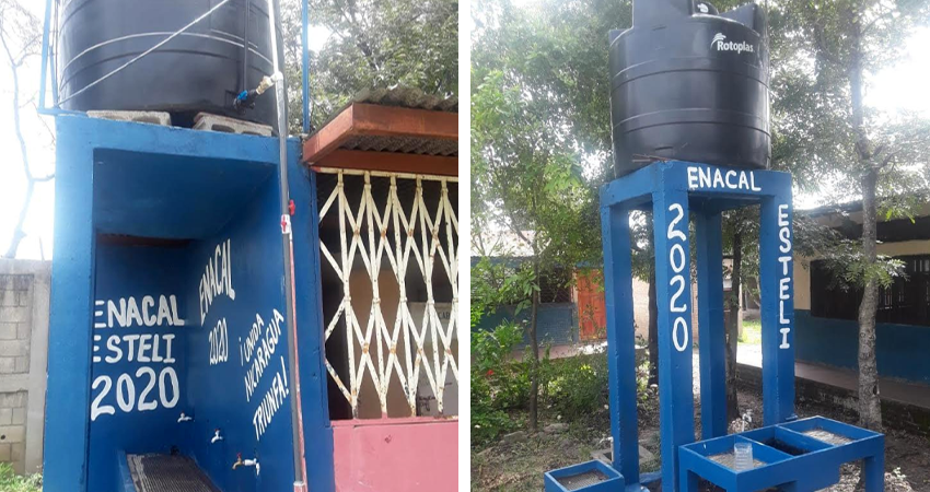 Los tanques fueron instalados en las escuelas Salomón Ibarra, María Llanes, Bertha Briones y Sotero Rodríguez. Foto: Juan Fco. Dávila/Radio ABC Stereo Los tanques fueron instalados en las escuelas Salomón Ibarra, María Llanes, Bertha Briones y Sotero Rodríguez. Foto: Juan Fco. Dávila/Radio ABC Stereo