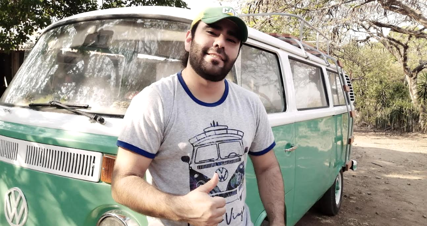 José Rivera es música, su sector es uno de los más golpeados por la crisis sanitaria y ha optado por los conciertos virtuales. Foto: Cortesía