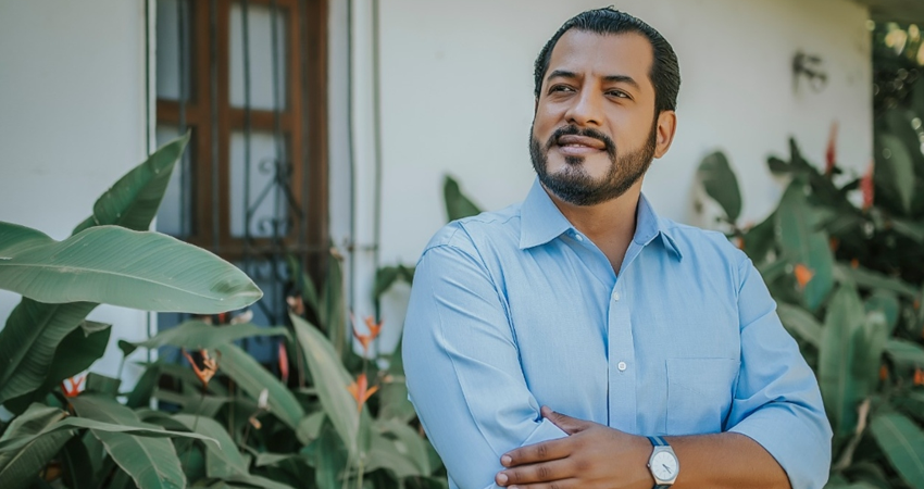 Félix Maradiaga, precandidato detenido hoy por la policía. Foto: Cortesía