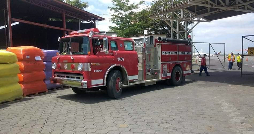 El camión fue donado por GlobalMedic de Canadá. Foto: Juan Fco. Dávila/Radio ABC Stereo El camión fue donado por GlobalMedic de Canadá. Foto: Juan Fco. Dávila/Radio ABC Stereo