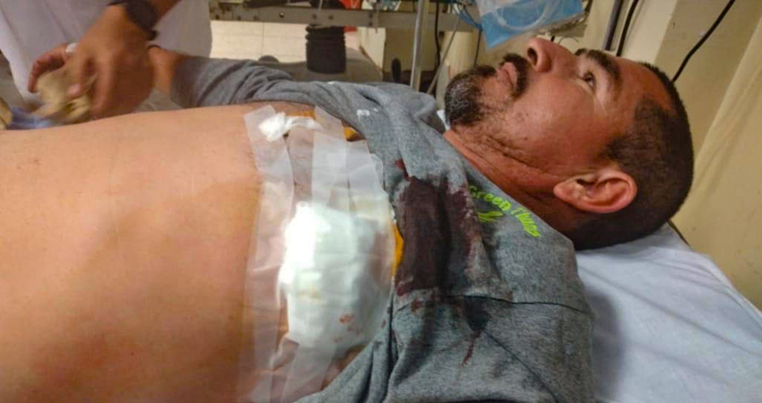 La víctima se encuentra estable. Foto: Cortesía/Radio ABC Stereo La víctima se encuentra estable. Foto: Cortesía/Radio ABC Stereo