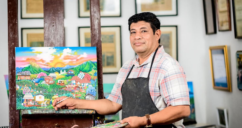 El cuadro de este reconocido artista llegará a la mesa de las familias nicaragüenses plasmado en atractivas azucareras. Foto: Nestlé