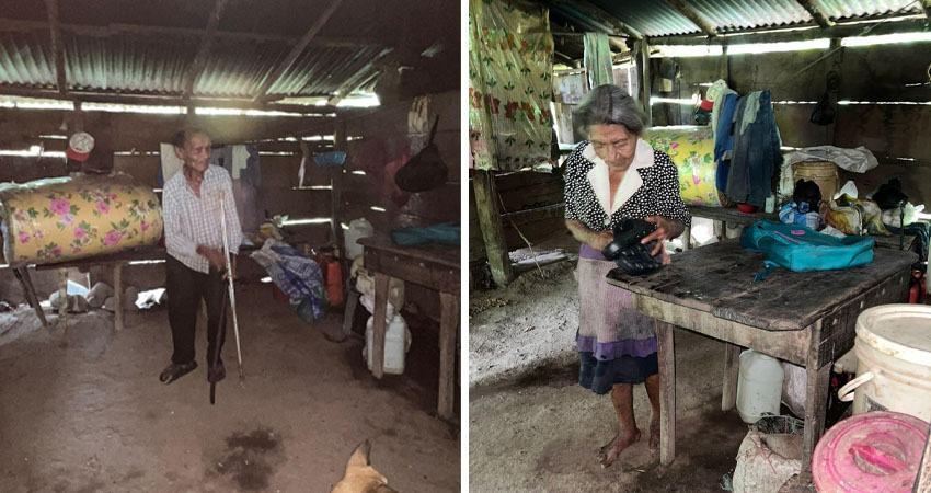 Los ancianitos indican que un hijo de ellos vive cerca, pero no los apoya ni los visita. Foto: Cortesía Los ancianitos indican que un hijo de ellos vive cerca, pero no los apoya ni los visita. Foto: Cortesía