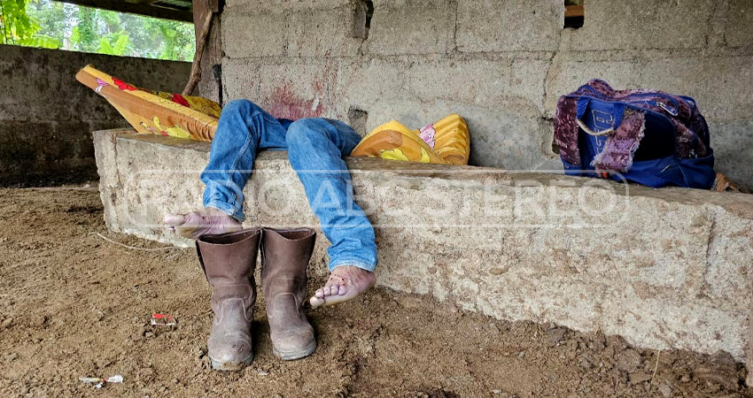 La víctima tenía un poco más de 15 días de laborar en una finca de esa zona. Foto: Cortesía/Radio ABC Stereo La víctima tenía un poco más de 15 días de laborar en una finca de esa zona. Foto: Cortesía/Radio ABC Stereo