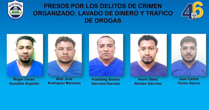 Operativo antidroga dejó seis detenidos en Nicaragua. Foto: Cortesía/Radio ABC Stereo