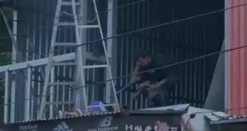 Albañil sufre una descarga eléctrica en Chinandega. Foto: Cortesía/Radio ABC Stereo Albañil sufre una descarga eléctrica en Chinandega. Foto: Cortesía/Radio ABC Stereo