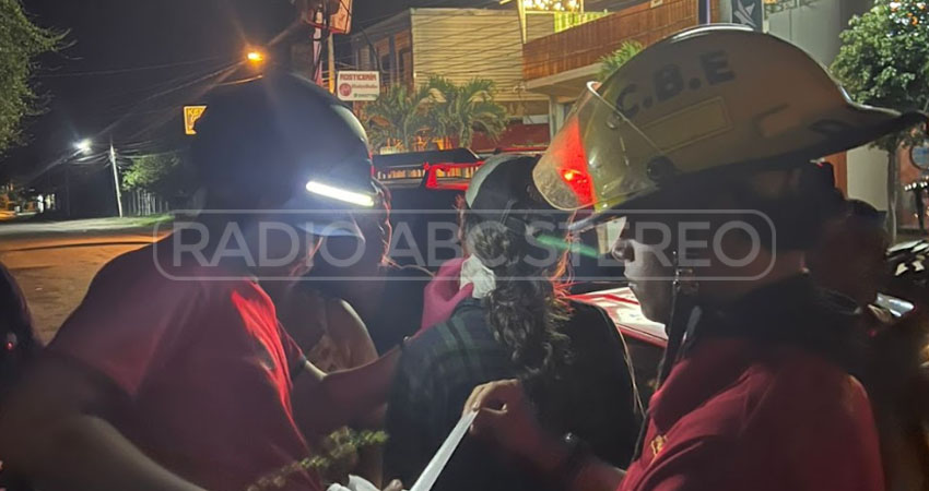 El afectado resultó con una herida en el cuello. Foto: Cortesía/Radio ABC Stereo