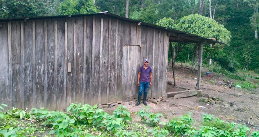 Los malhechores entraron a la vivienda auxiliándose de una escalera. Foto: Cortesía Los malhechores entraron a la vivienda auxiliándose de una escalera. Foto: Cortesía