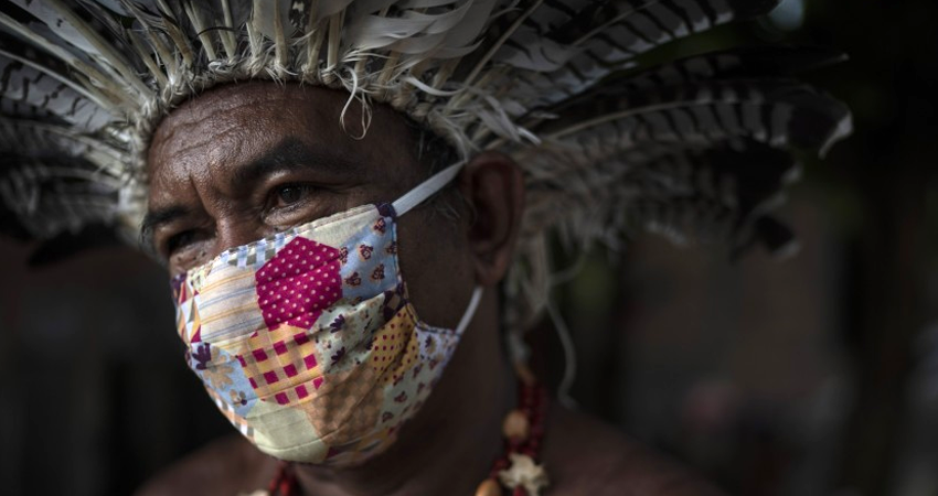 Pedro dos Santos, líder de la comunidad Parque de Naciones Indígenas, en Manaus, Brasil. Foto: Cortesía Pedro dos Santos, líder de la comunidad Parque de Naciones Indígenas, en Manaus, Brasil. Foto: Cortesía
