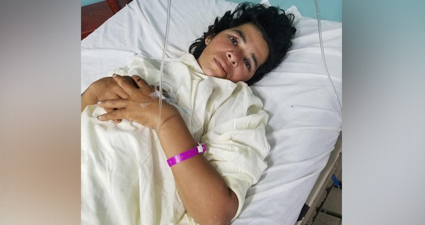 Lisseth estuvo varias semanas en una comunidad de La Concordia, Jinotega, antes de sufrir las lesiones. Foto: Cortesía Lisseth estuvo varias semanas en una comunidad de La Concordia, Jinotega, antes de sufrir las lesiones. Foto: Cortesía