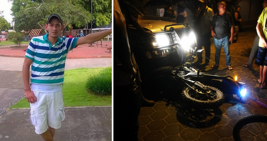 El joven motociclista falleció poco después del accidente. Foto: Cortesía/Radio ABC Stereo