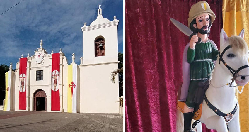 La parroquia de Somoto lleva el mismo nombre de su patrono y hoy fue adornada de manera especial para esta celebración. Foto: Parroquia Santiago Apóstol La parroquia de Somoto lleva el mismo nombre de su patrono y hoy fue adornada de manera especial para esta celebración. Foto: Parroquia Santiago Apóstol