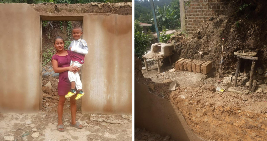 La familia estaba dentro del inmueble cuando ocurrieron los hechos. Foto: Cortesía/Radio ABC Stereo La familia estaba dentro del inmueble cuando ocurrieron los hechos. Foto: Cortesía/Radio ABC Stereo