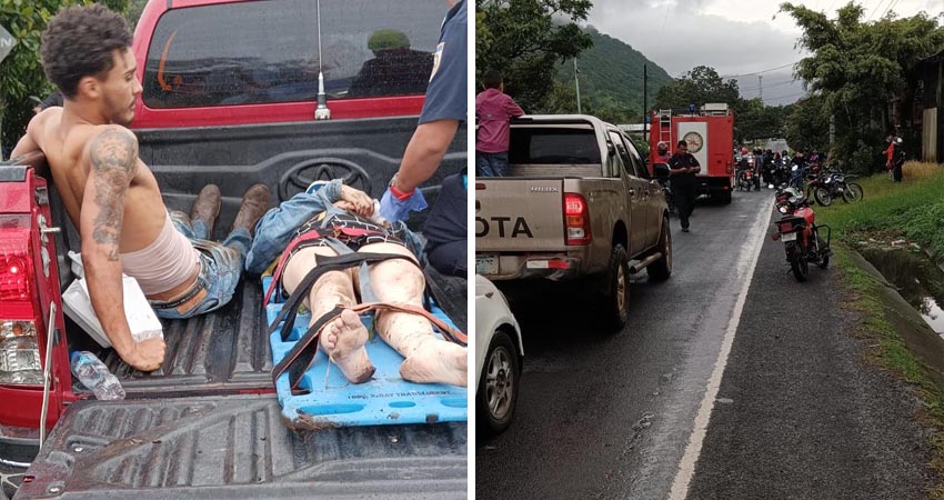 El accidente vial tuvo lugar en el sector de "El Portillo", Apanás, en Jinotega. Foto: Cortesía/Radio ABC Stereo El accidente vial tuvo lugar en el sector de "El Portillo", Apanás, en Jinotega. Foto: Cortesía/Radio ABC Stereo
