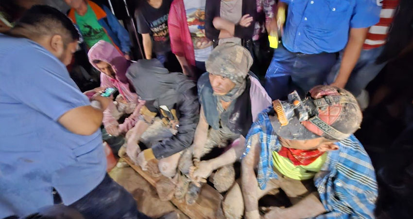 Cuatro mineros sobreviven a derrumbe en Chontales. Foto: Cortesía/Radio ABC Stereo Cuatro mineros sobreviven a derrumbe en Chontales. Foto: Cortesía/Radio ABC Stereo