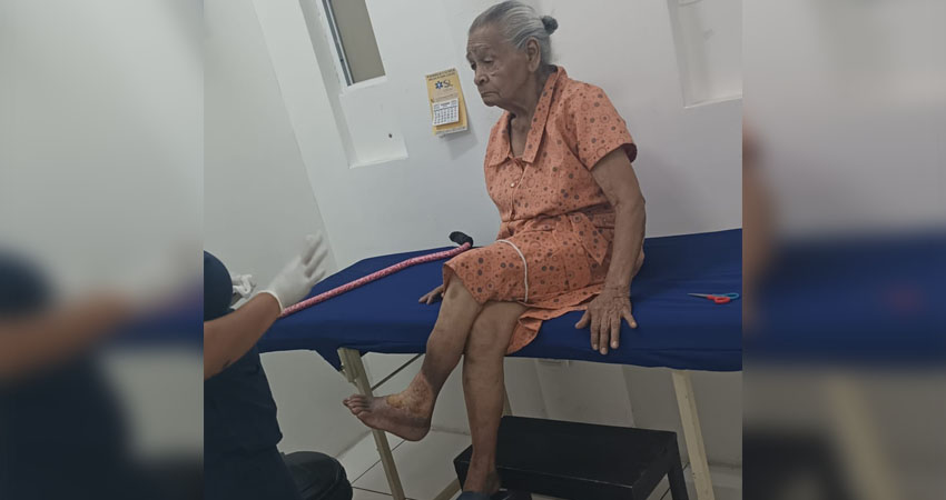 La señora Hipólita López, necesita ayuda. Foto: Cortesía/Radio ABC Stereo