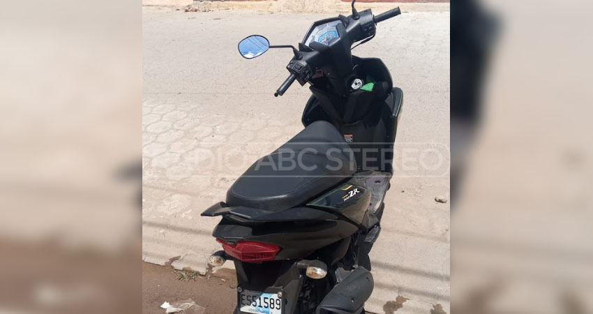 La moto había sido robada frente a un gimnasio. Foto: José Enrique Ortega/Radio ABC Stereo