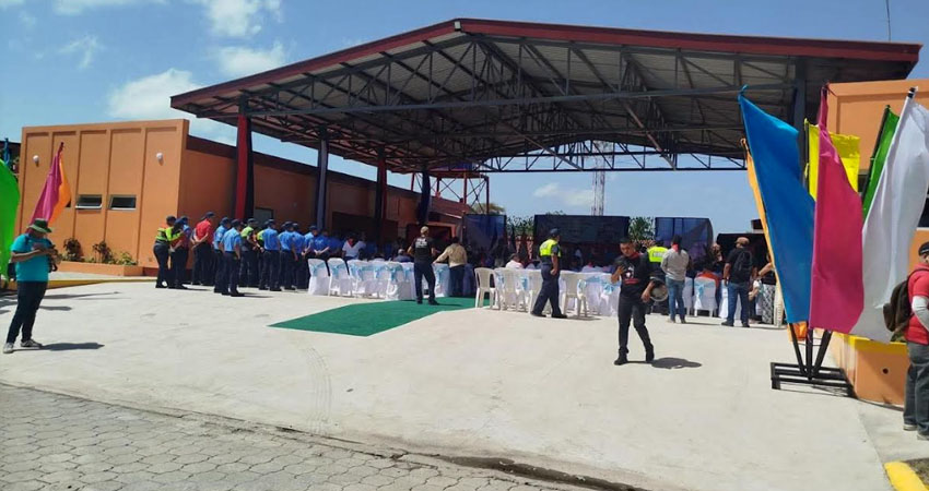 Nueva estación de bomberos en Estelí. Foto: Cortesía/Dirección General de Bomberos