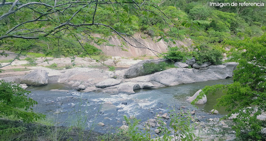 El cuerpo fue encontrado en el Río Sinecapa. Foto: Referencia/Radio ABC Stereo