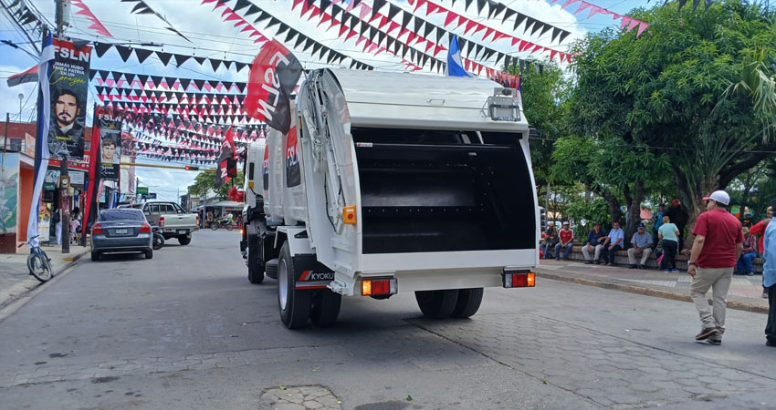 Camión recolector de basura para Estelí. Foto: Cortesía/Radio ABC Stereo Camión recolector de basura para Estelí. Foto: Cortesía/Radio ABC Stereo